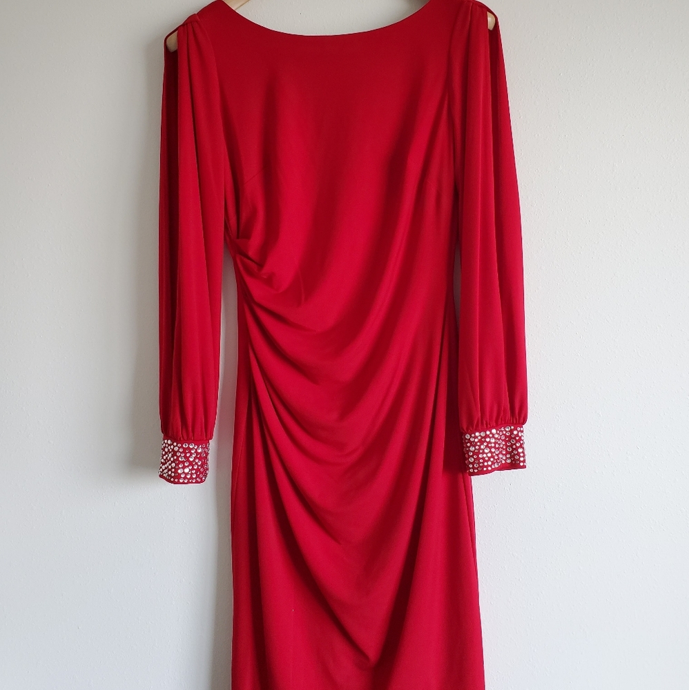 Sexy Red Knee Length Prom Dress